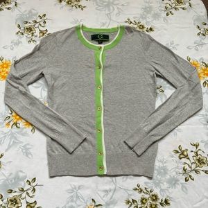 C. Wonder Size XS Grey/ Green Cardigan NWT